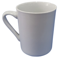 Taza de loza mug blanca 8 3/4 onz