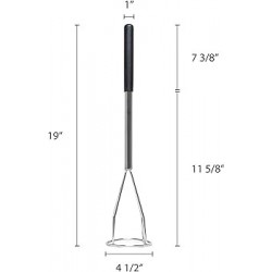 Aplastador de Papa 18" Acero