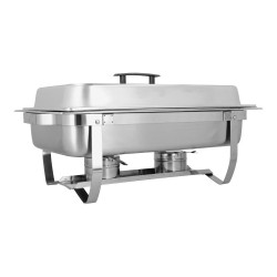Bufetera de acero inoxidable 8 qt.