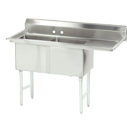 Lavatrastos de 2 pocetas con 1 escurridor Derecho