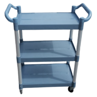 CARRITO DE SERVICIO PLASTICO GRIS GP
