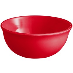 Plato de melamina sopero de 15 oz Rojo