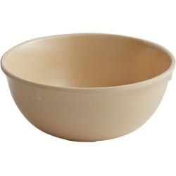 Plato de melamina sopero de 15 oz tan