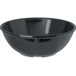 Plato de melamina sopero de 15 oz Negro