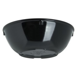 Plato de melamina sopero de 15 oz Negro