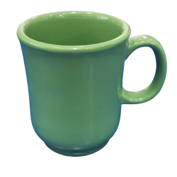 Taza de melamina tipo mug de 8 oz Verde