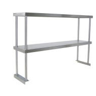 Repisa doble para mesa de trabajo 12" x 36"