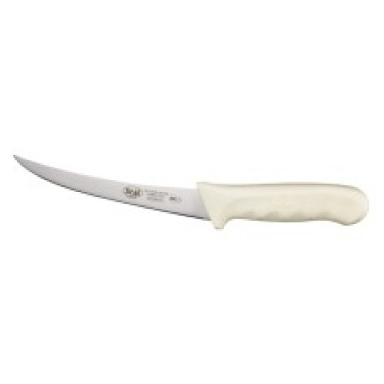 Cuchillo deshuezador curvo de 6" blanco