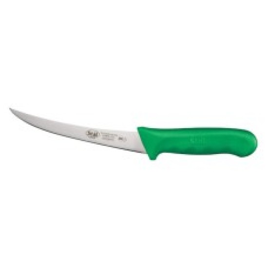 Cuchillo deshuezador curvo de 6" verde