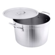 Olla de aluminio de 12 qts con tapadera