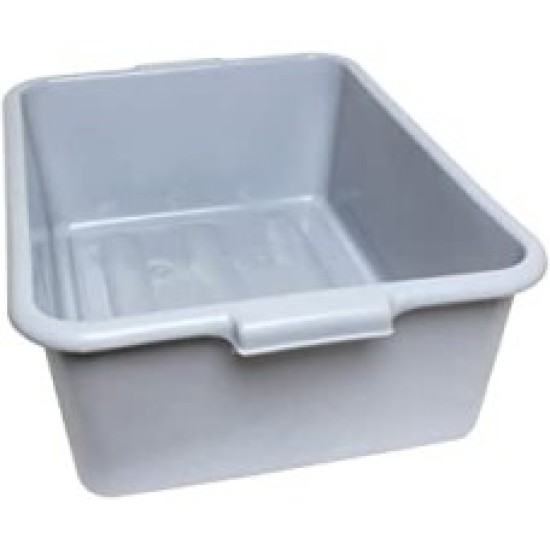 Caja plástica para transportar platos de 7 gris