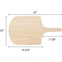 Paleta de madera para pizza de 12”x14”x22”