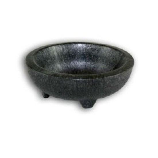 Molcajete plastico de 10 oz negro