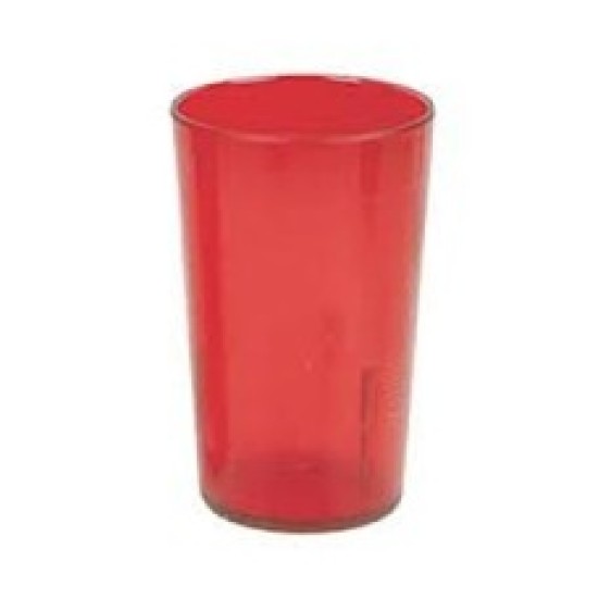 Vaso acrilico de 16 oz rojo