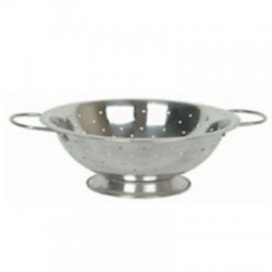 Colador Tipo Bowl de Acero Inoxidable de 12 Qts