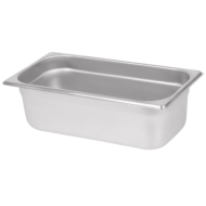 Bandeja de Acero Inoxidable de 1/3 X 4”