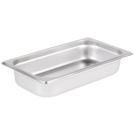 Bandeja de Acero Inoxidable de 1/3 X 2”