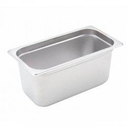 Bandeja de Acero Inoxidable de 1/3 X 6”